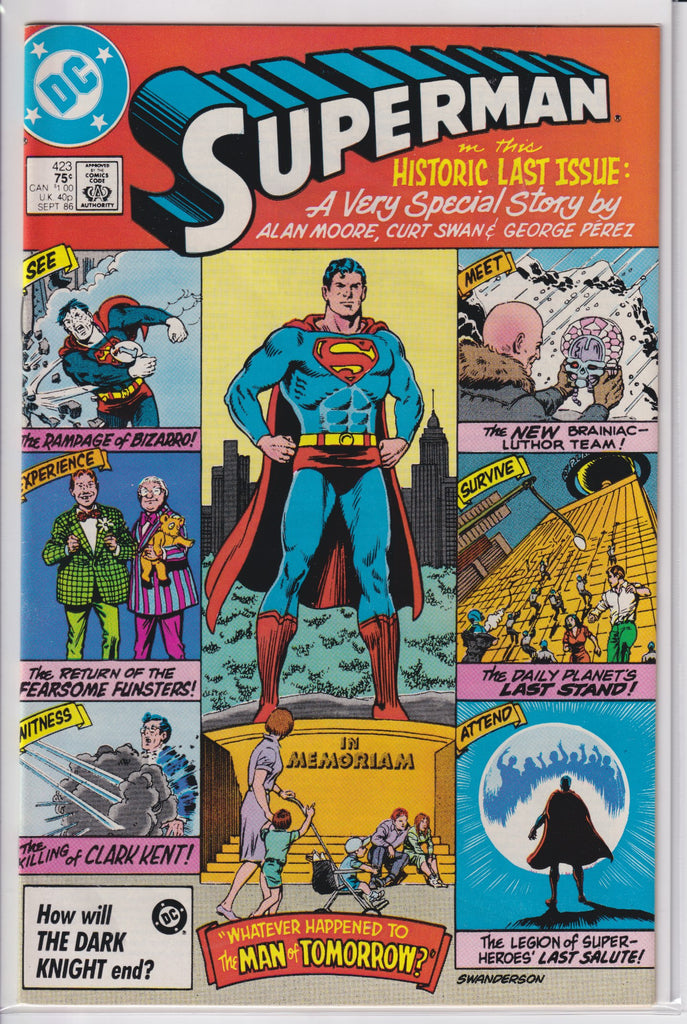 Superman #423 (1986) Alan Moore VF - French Comics Lovers