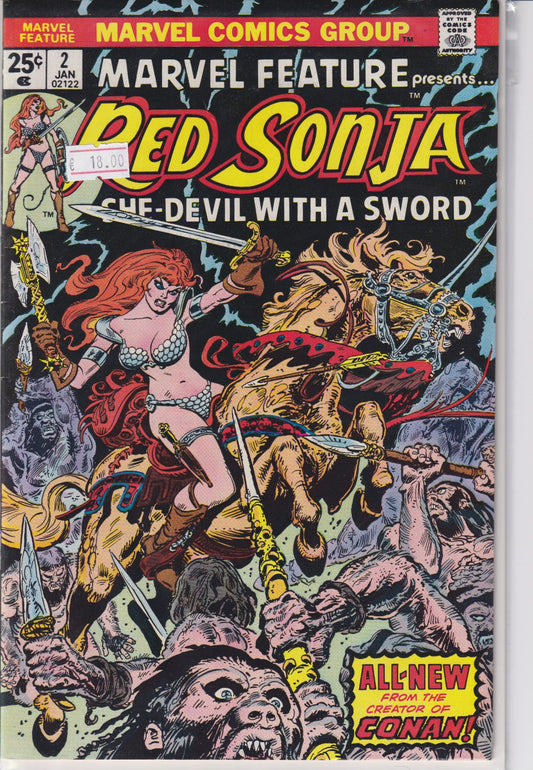 Marvel Feature # 2 :Red Sonja (1976) VF - French Comics Lovers