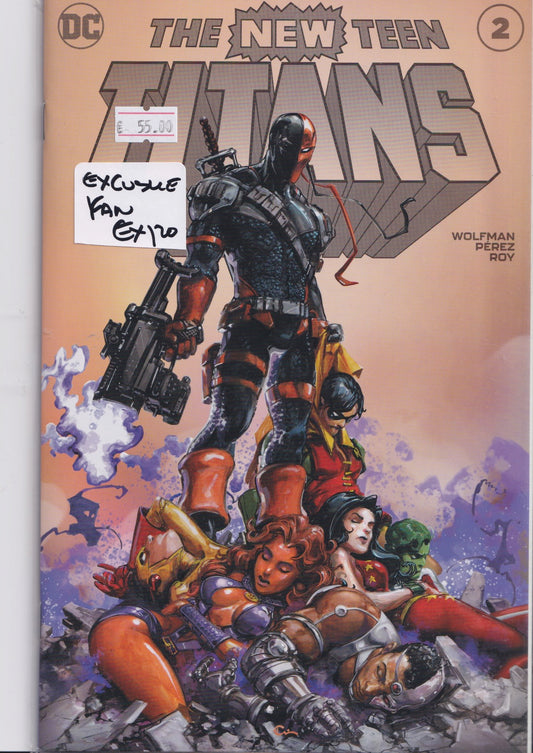 New Teen Titans #2 variant reprint Fan Expo - French Comics Lovers