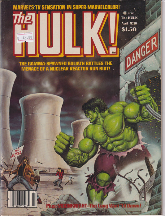 Hulk Magazine #20 (1980) Moon Knight VF - French Comics Lovers