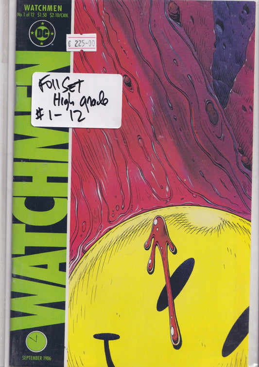 Watchmen #1-12 full set High grade - French Comics Lovers