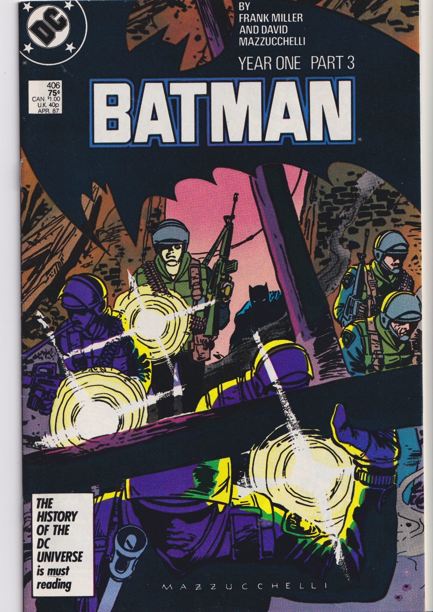 Batman # 404-407 (1987) year one full set VF