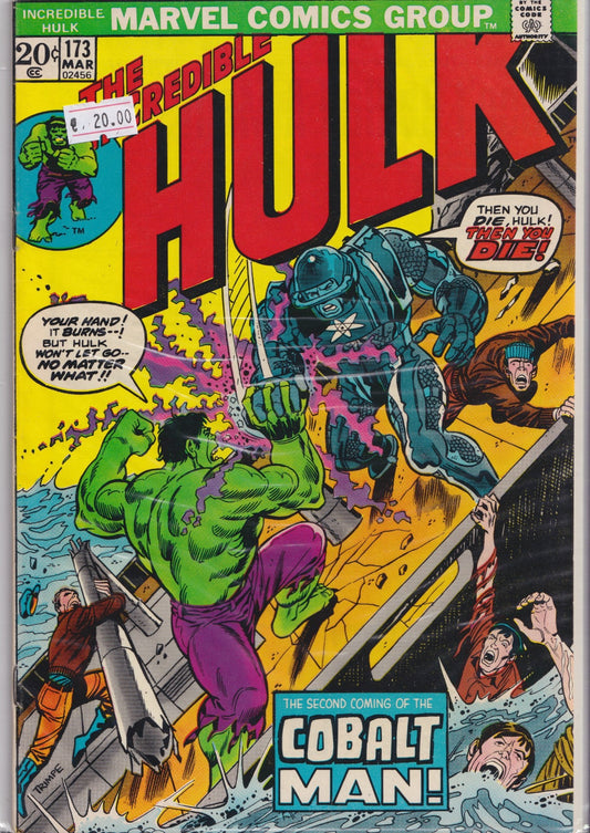 Hulk #173 (1974) Fine - French Comics Lovers