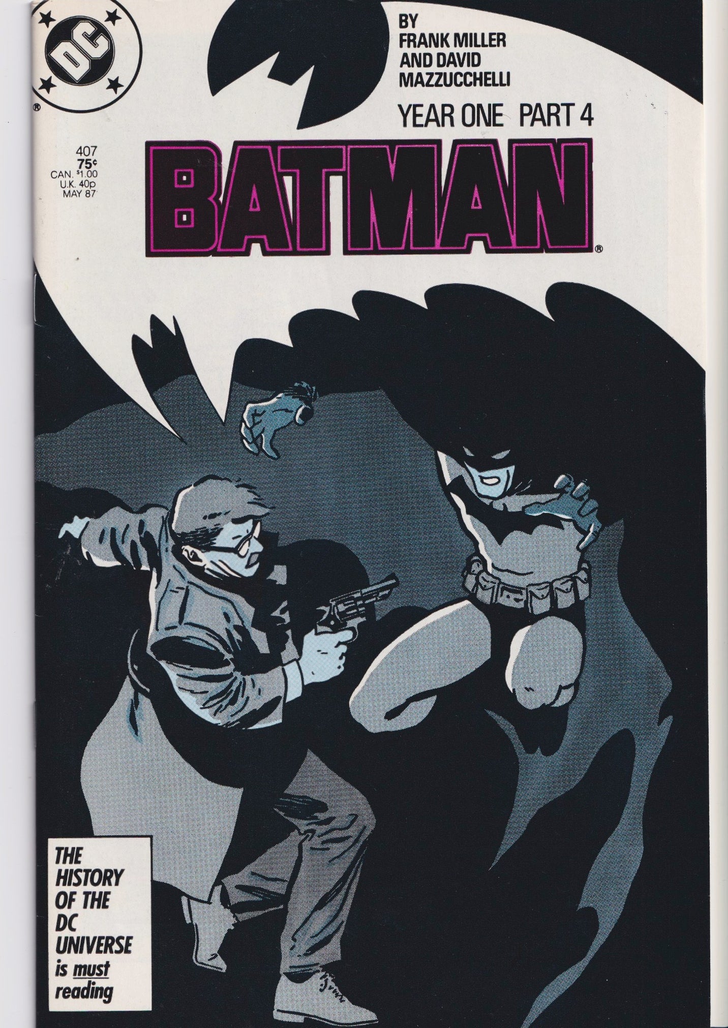 Batman # 404-407 (1987) year one full set VF
