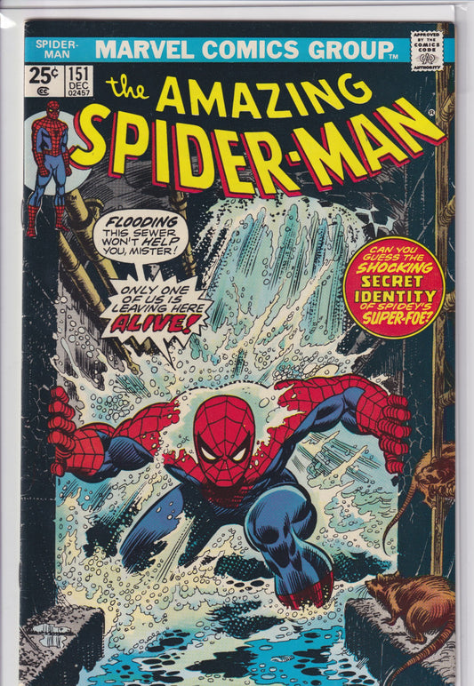 Amazing Spider-Man #151 (1975) Classic cover VF - French Comics Lovers