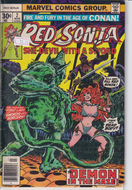 Red Sonja #2 (1977) VF - French Comics Lovers