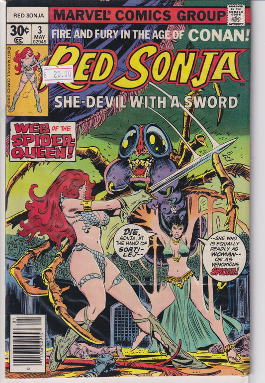 Red Sonja #3 (1977) VF - French Comics Lovers