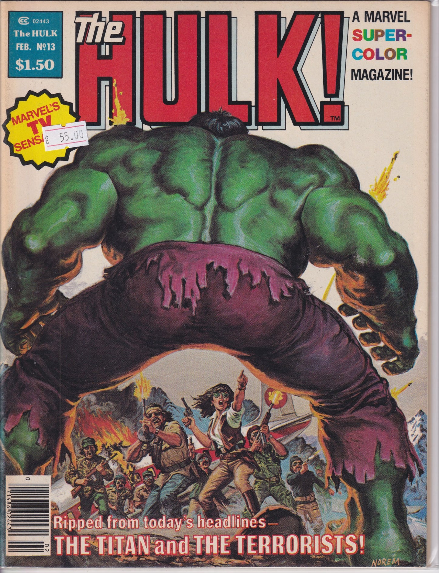 Hulk Magazine #13 (1979) Moon Knight Fine+ - French Comics Lovers