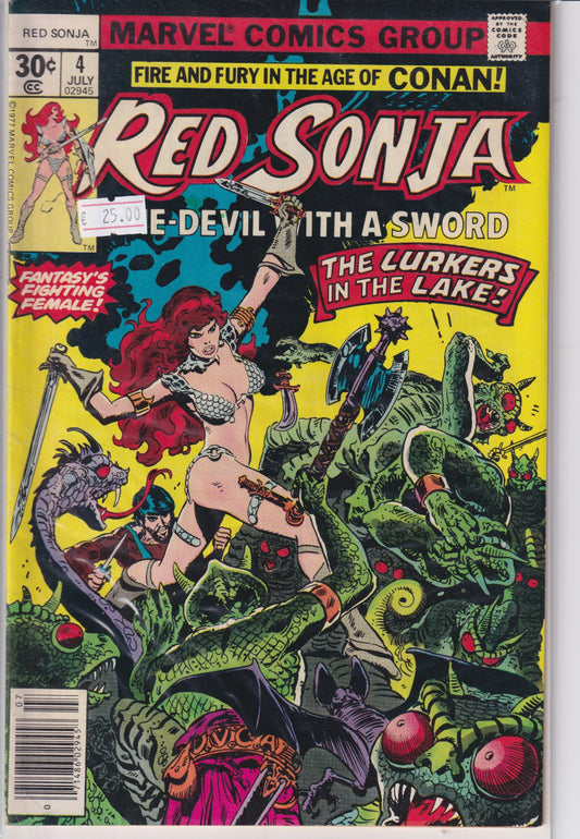 Red Sonja #4 (1977) VF - French Comics Lovers