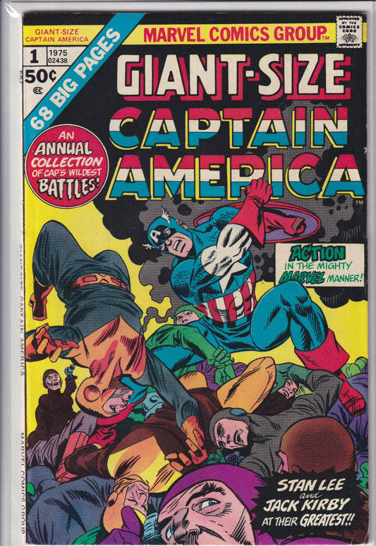 Giant -Size Captain America #1 (1975) VF - French Comics Lovers