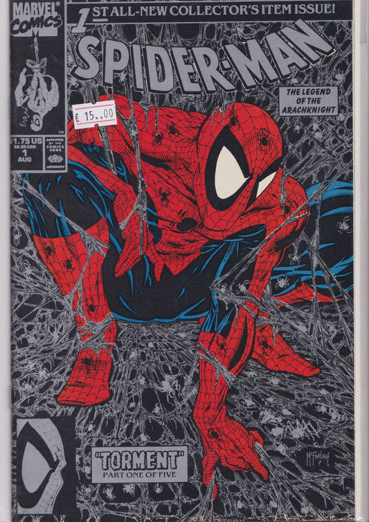 Spider-Man #1 (1990)  McFarlane Silver variant  VF