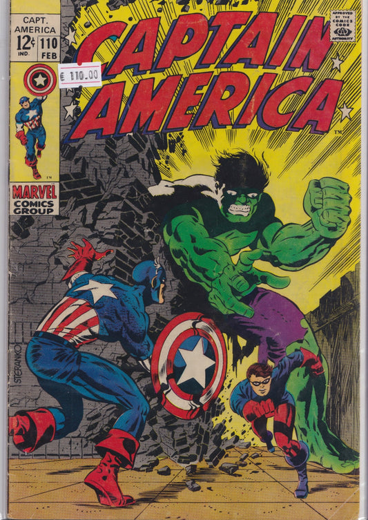 Captain America #110 (1969) Steranko art F - French Comics Lovers