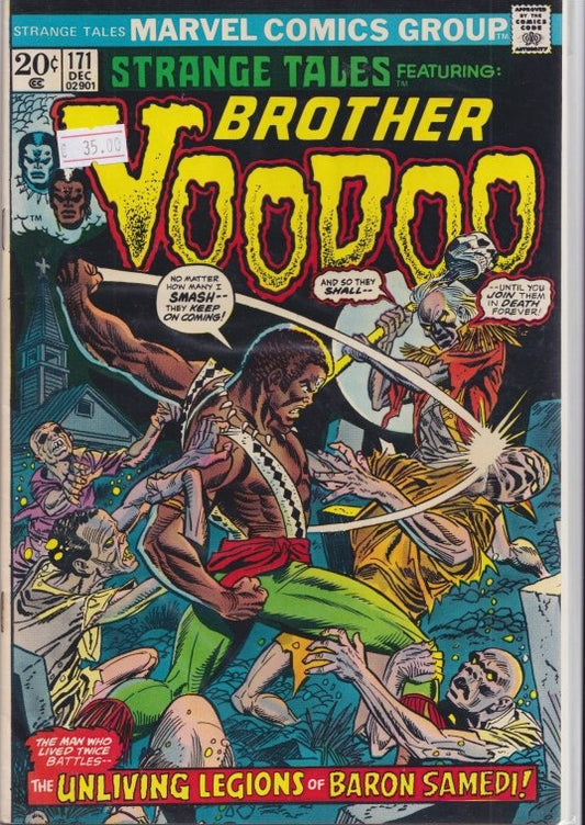 Strange Tales feat Brother Voodoo #171 Vf - French Comics Lovers