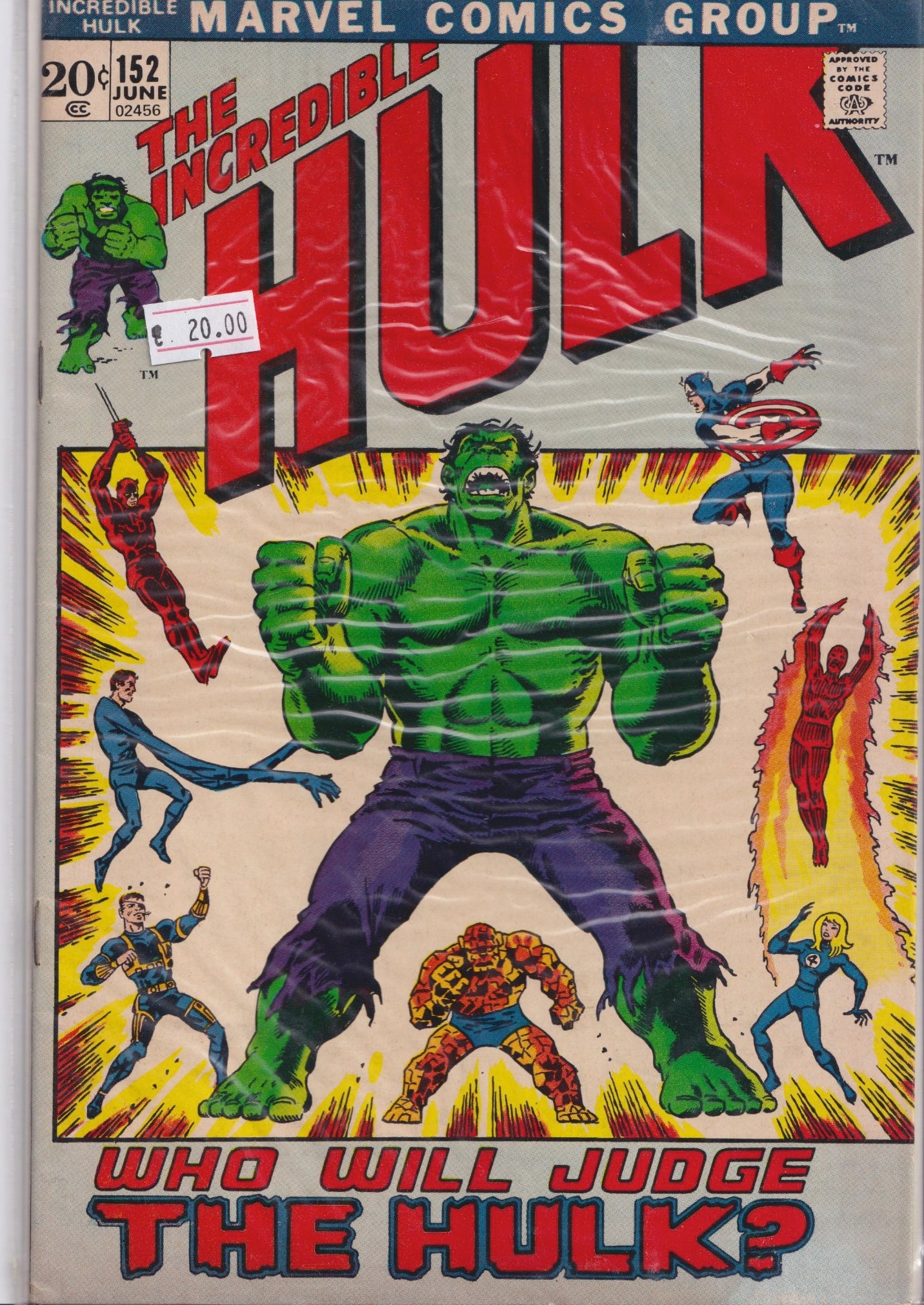 Hulk #152 (1972) Fine+ - French Comics Lovers
