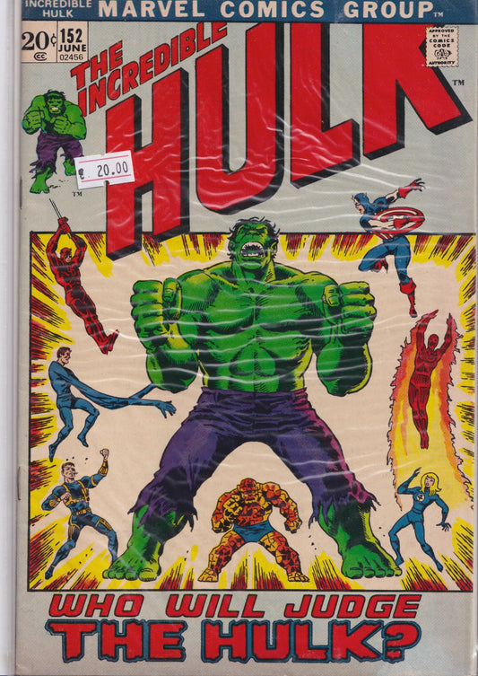 Hulk #152 (1972) Fine+ - French Comics Lovers