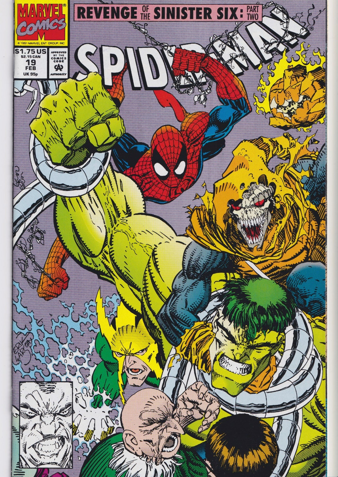 Spider-Man #18-23 (1992) full set  x6 #  Sinister Six VF