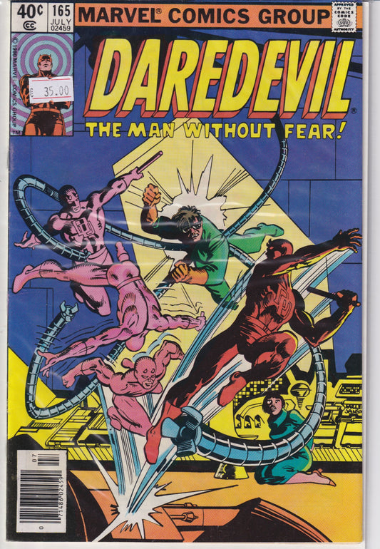 Daredevil #165 (1981) VF Miller Dr Ock - French Comics Lovers