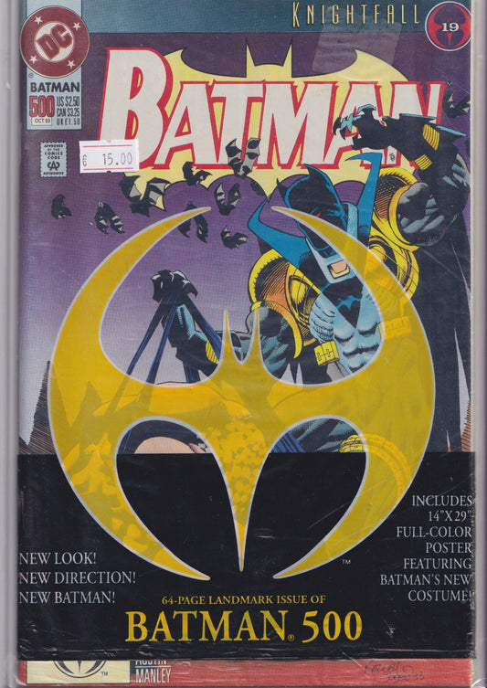Batman # 500 (1993)  intro the new  Batman VF