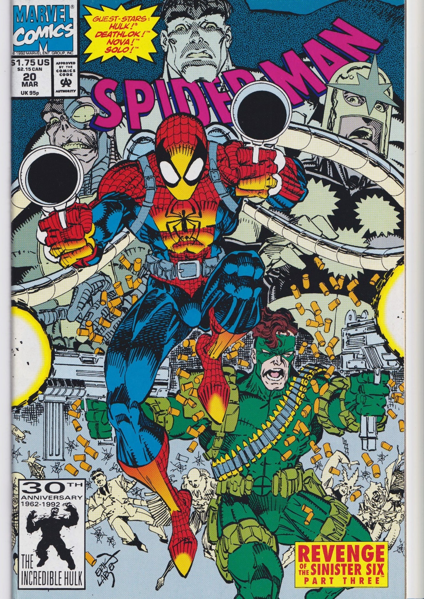 Spider-Man #18-23 (1992) full set  x6 #  Sinister Six VF