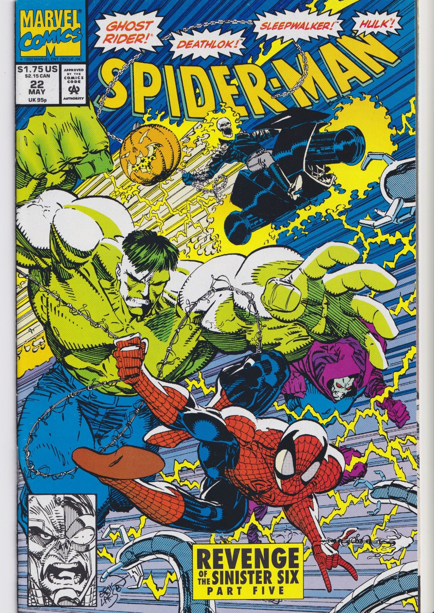 Spider-Man #18-23 (1992) full set  x6 #  Sinister Six VF