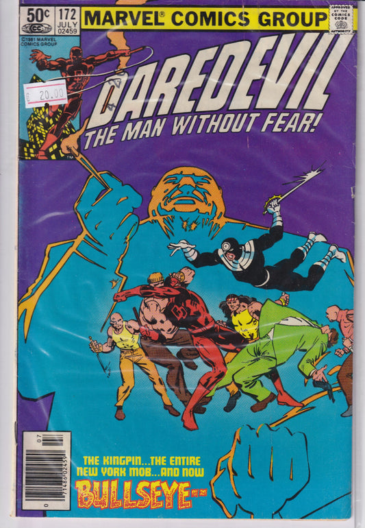 Daredevil #172(1981) Kingpin Miller F- - French Comics Lovers