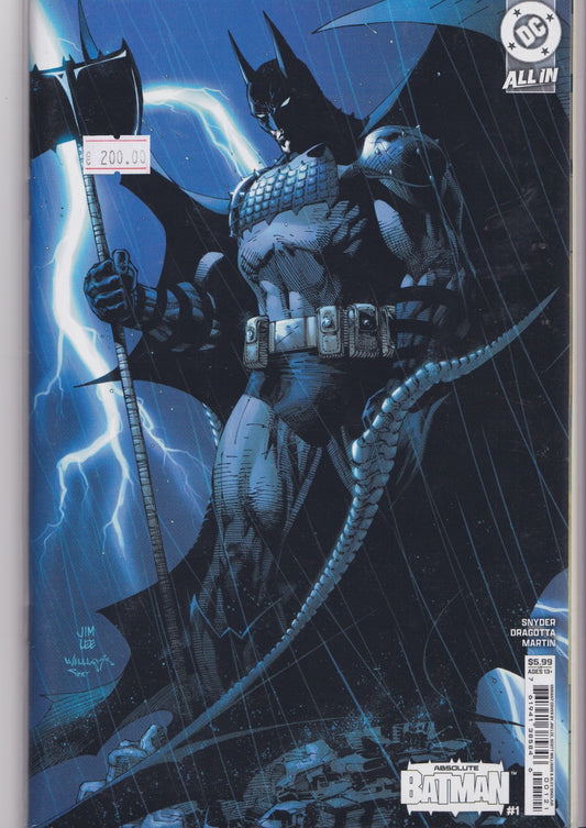 Absolute Trinity Jim lee lot (2025) 1° Print Batman, Superman, Wonder woman NM