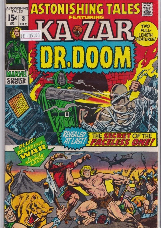 Astonishing tales #3 (1970) Doom+Ka-Zar VF - French Comics Lovers