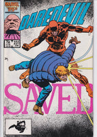 Daredevil Born again #227-231 (1986) full set VF - French Comics Lovers