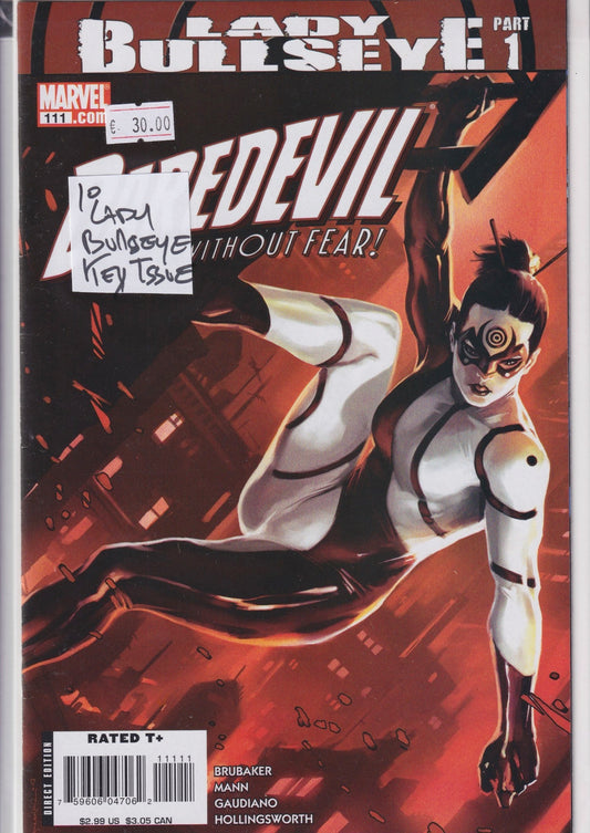 Daredevil #111 (2008) 1° Lady Bullseye Vf - French Comics Lovers