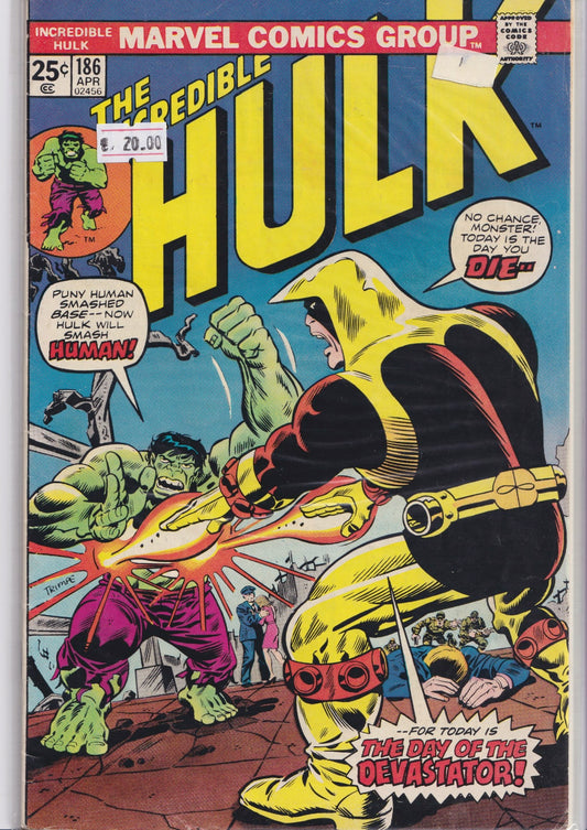 Hulk #186 (1975) Fine - French Comics Lovers