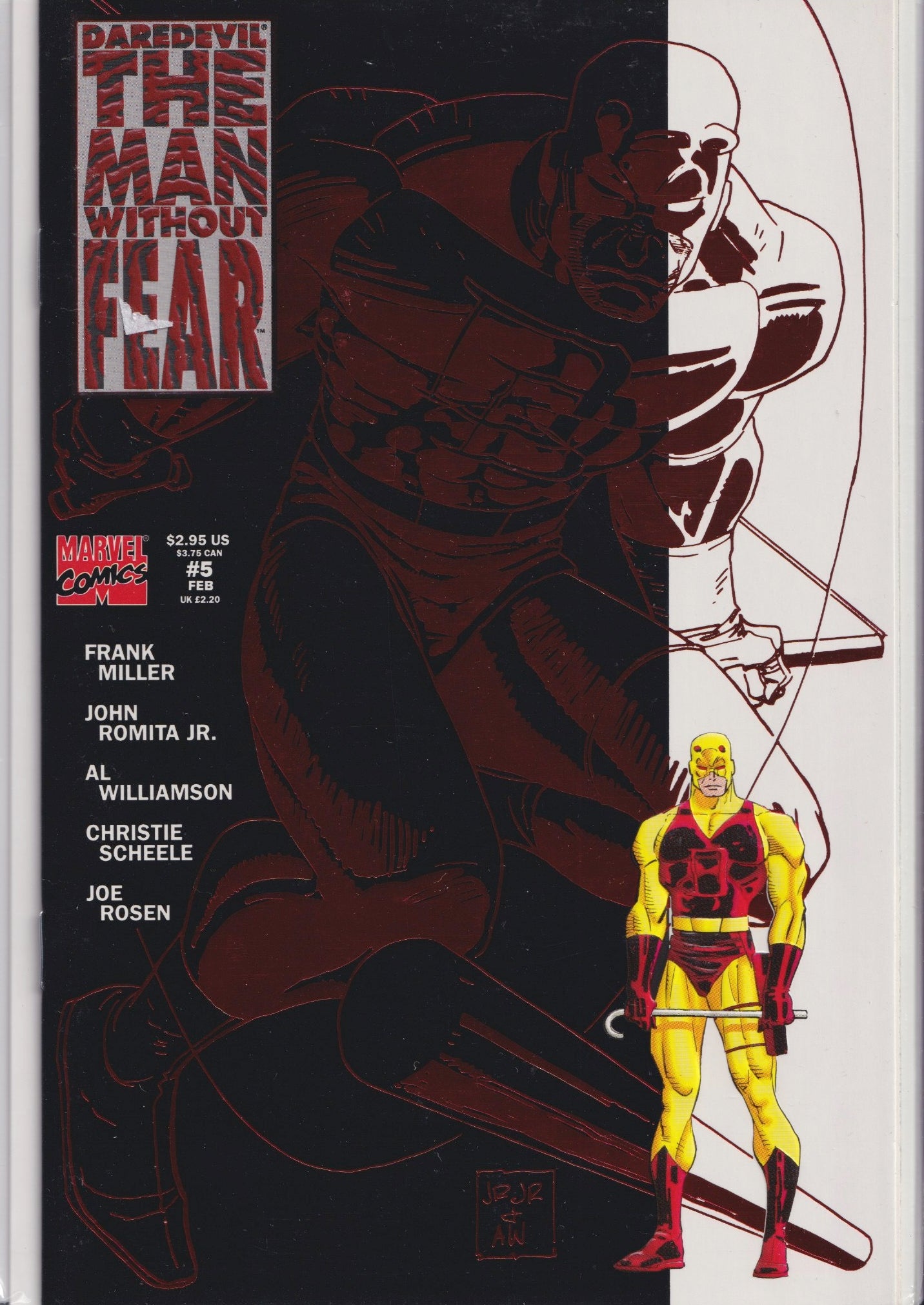Daredevil Man without Fear #1-5 (1993) Full set Miller+Romita Jr VF - French Comics Lovers