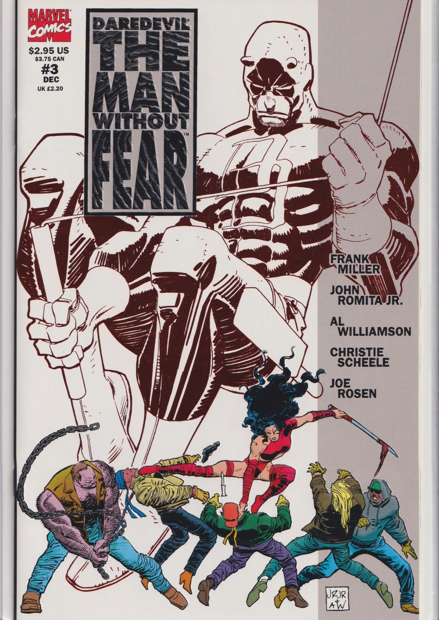 Daredevil Man without Fear #1-5 (1993) Full set Miller+Romita Jr VF - French Comics Lovers