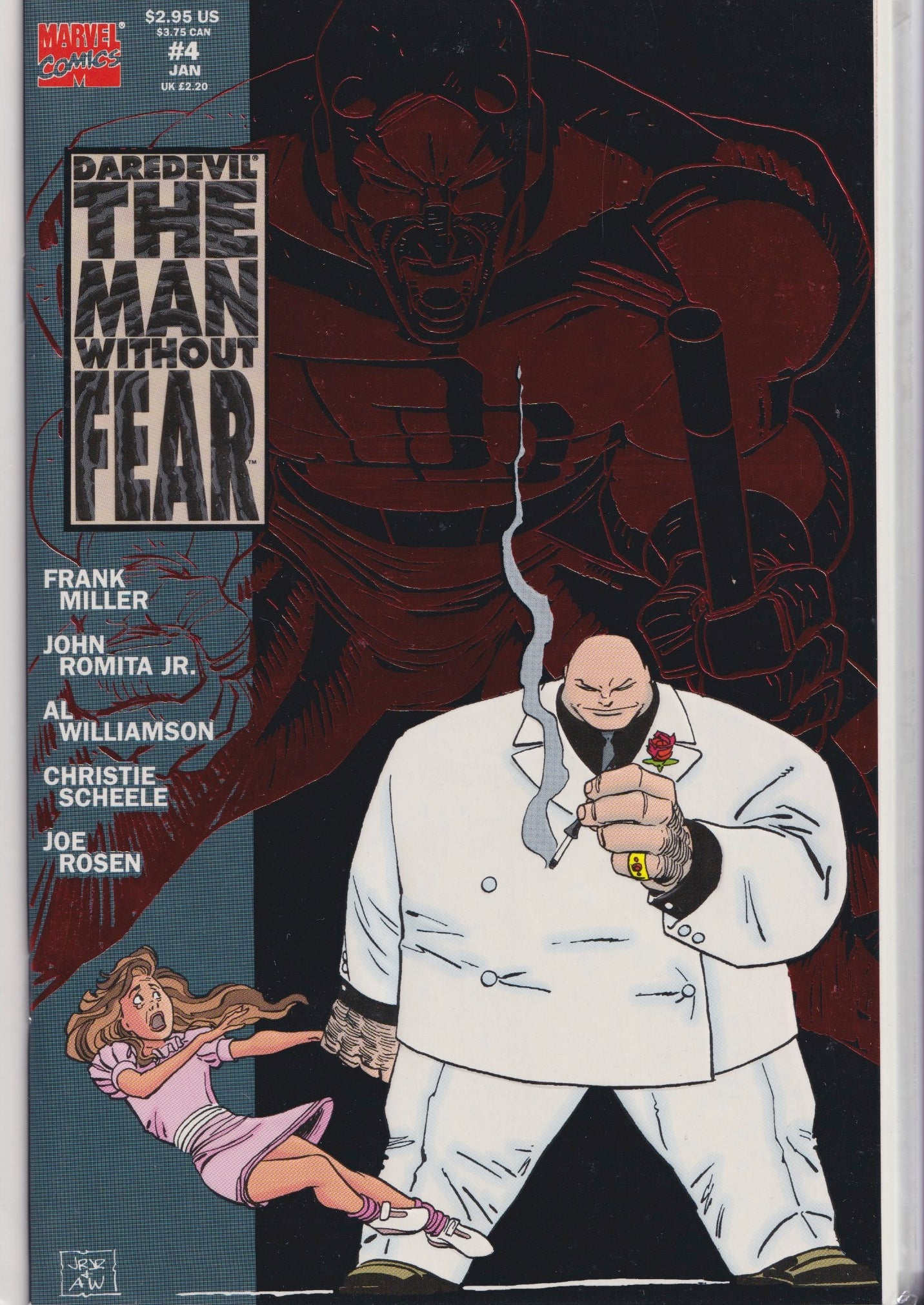 Daredevil Man without Fear #1-5 (1993) Full set Miller+Romita Jr VF - French Comics Lovers