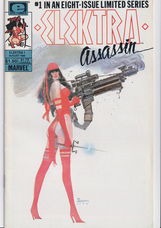 Elektra Assassin #1-8 (1986) Full set Classic Miller/Sienkiewicz story VF - French Comics Lovers