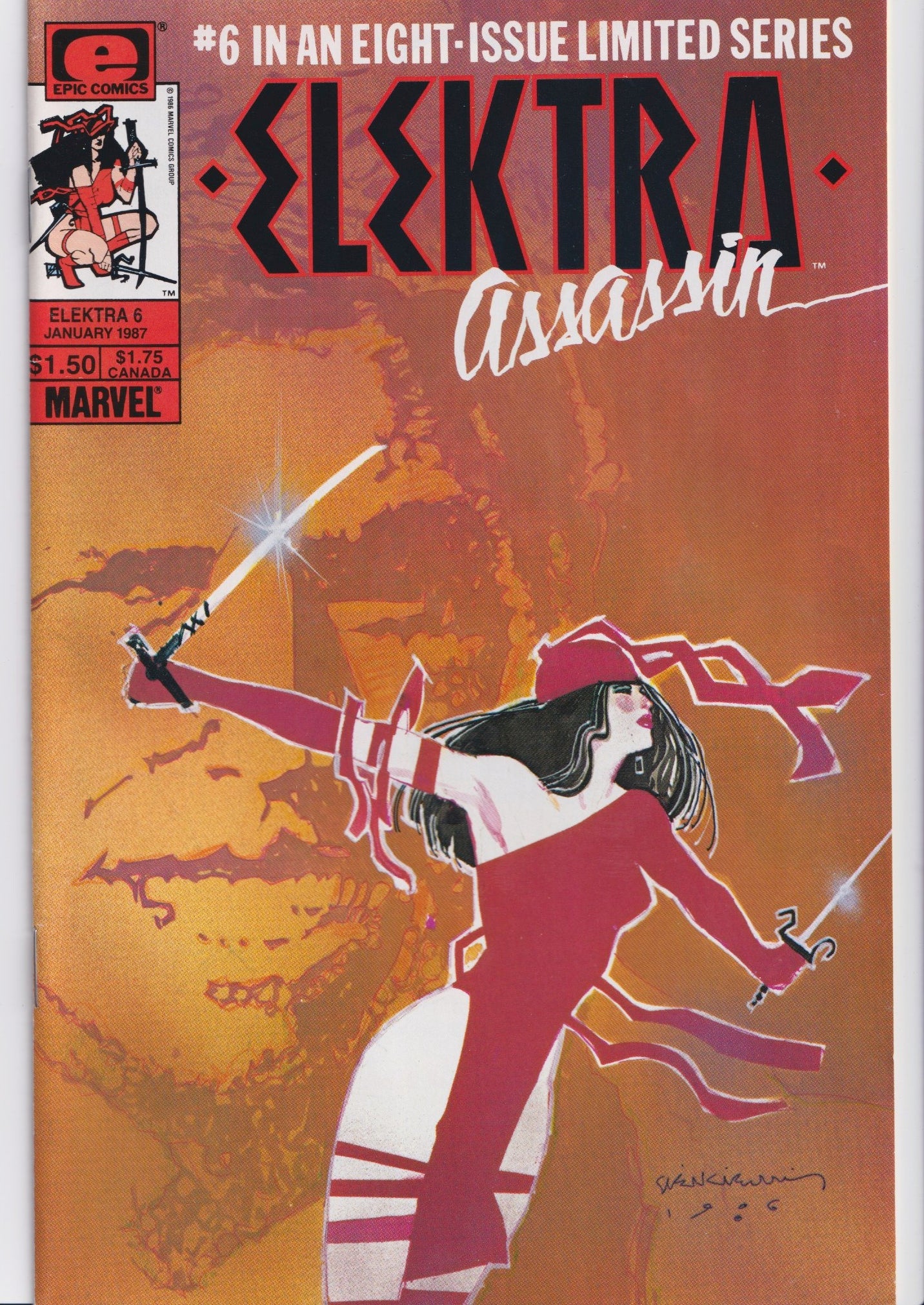Elektra Assassin #1-8 (1986) Full set Classic Miller/Sienkiewicz story VF - French Comics Lovers