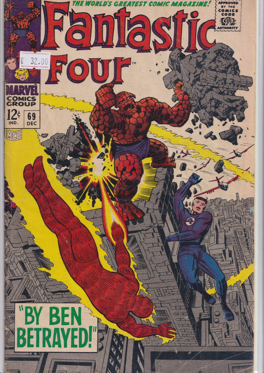 Fantastic Four Four #69 (1967) VG+ - French Comics Lovers