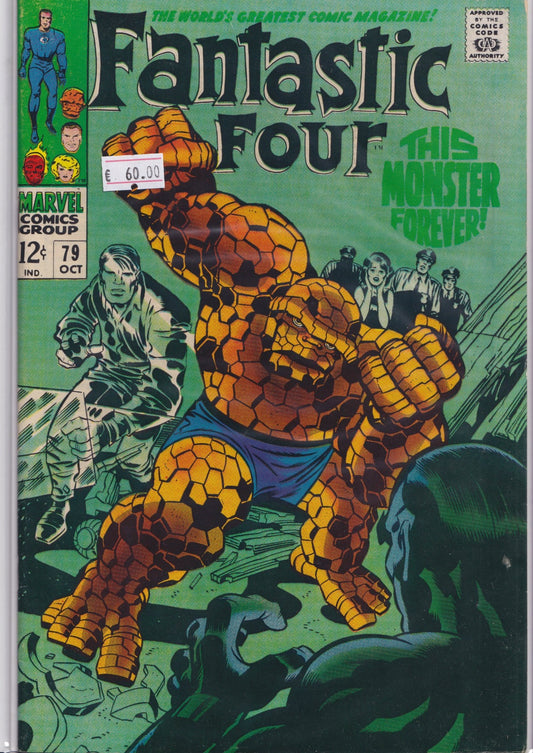Fantastic Four Four #79 (1968) Vf - French Comics Lovers