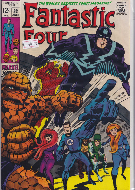Fantastic Four Four #82 (1969) Vf - French Comics Lovers