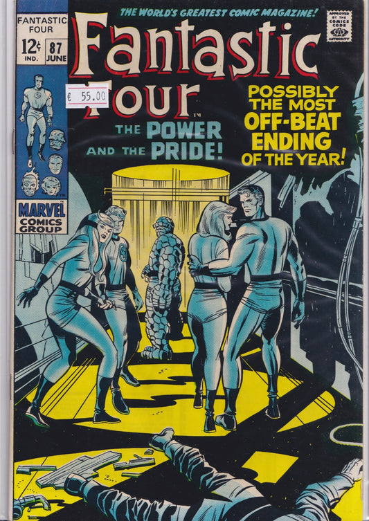 Fantastic Four Four #87 (1969) Vf - French Comics Lovers