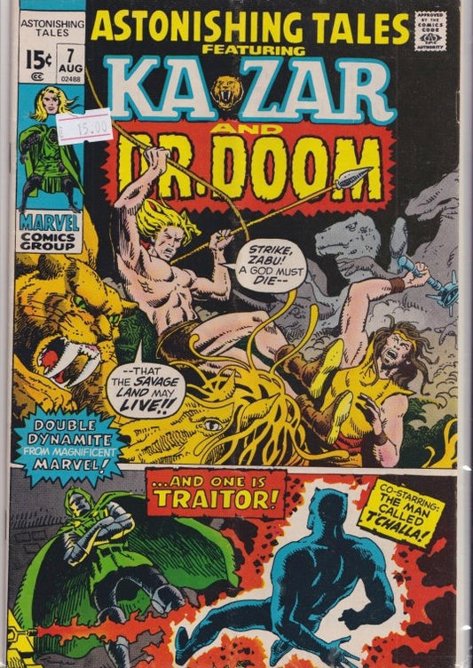 Astonishing tales #7 (1970) Doom+Ka-Zar VF - French Comics Lovers