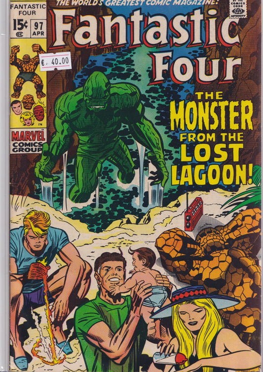 Fantastic Four Four #97 (1970) Vf - French Comics Lovers