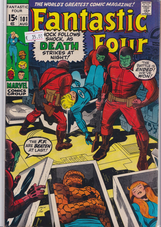 Fantastic Four Four #101 (1970) Fine- - French Comics Lovers