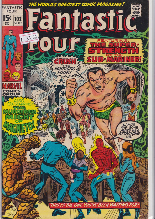 Fantastic Four Four #102 (1970) VF - French Comics Lovers