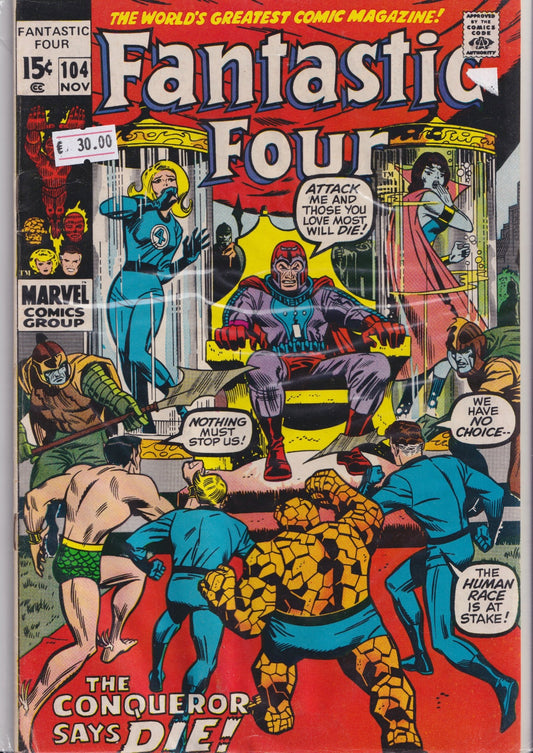 Fantastic Four Four #104(1970) VF - French Comics Lovers