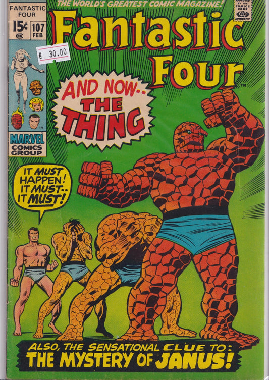 Fantastic Four #107 (1971) Fine - French Comics Lovers