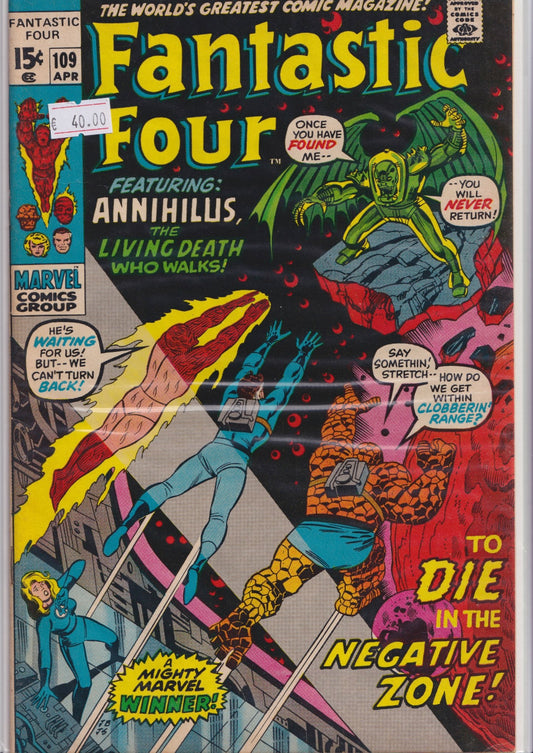 Fantastic Four #109 (1971) VF - French Comics Lovers