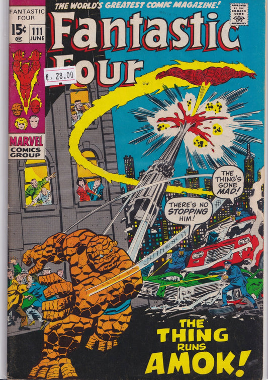 Fantastic Four #111 (1971) Fine - French Comics Lovers