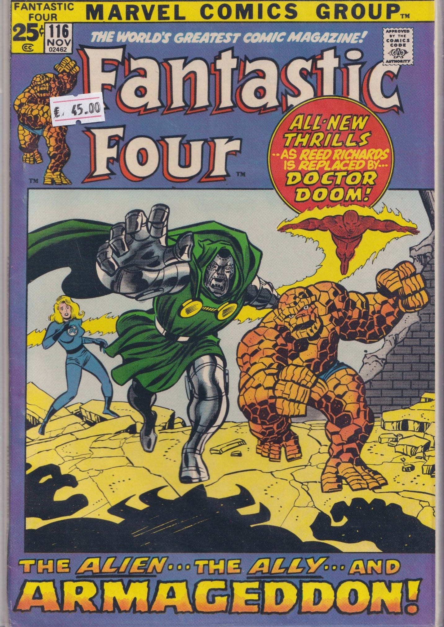 Fantastic Four #116 (1971) Doom Fine + - French Comics Lovers