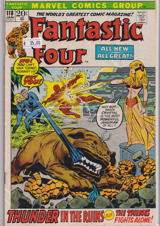 Fantastic Four #118 (1972) Fine + - French Comics Lovers