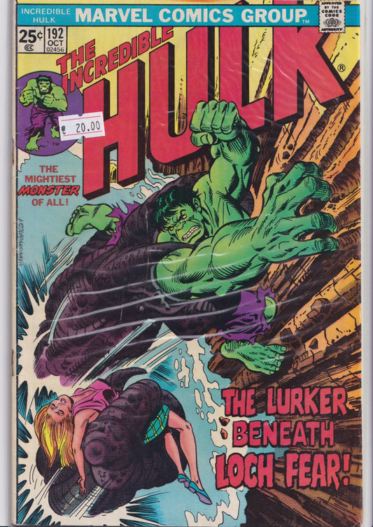 Hulk #192 (1975) Fine - French Comics Lovers